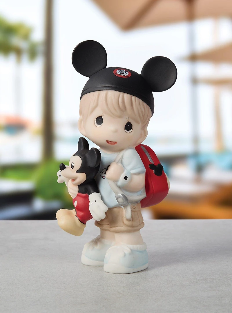 Precious Moments Disney Boy Fan Figurine