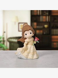 Precious Moments Disney Belle With Glass Rose Figurine