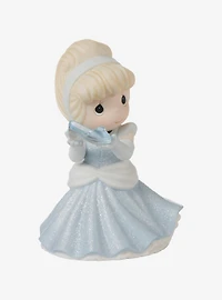 Precious Moments Disney Cinderella w Glass Slipper Figurine