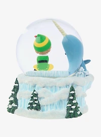 Precious Moments Elf Narwhal Snow Globe