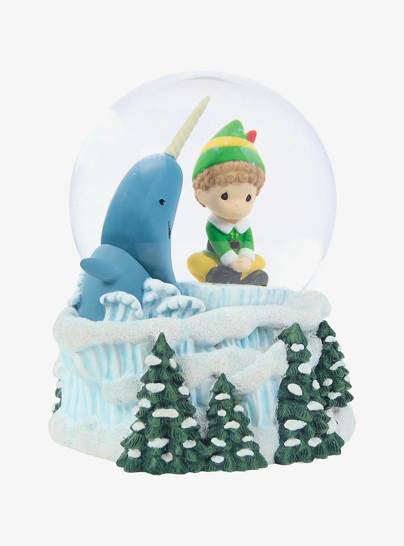 Precious Moments Elf Narwhal Snow Globe