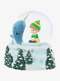 Precious Moments Elf Narwhal Snow Globe