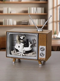 Precious Moments Disney Steamboat Willie LED Box Musical Figurine