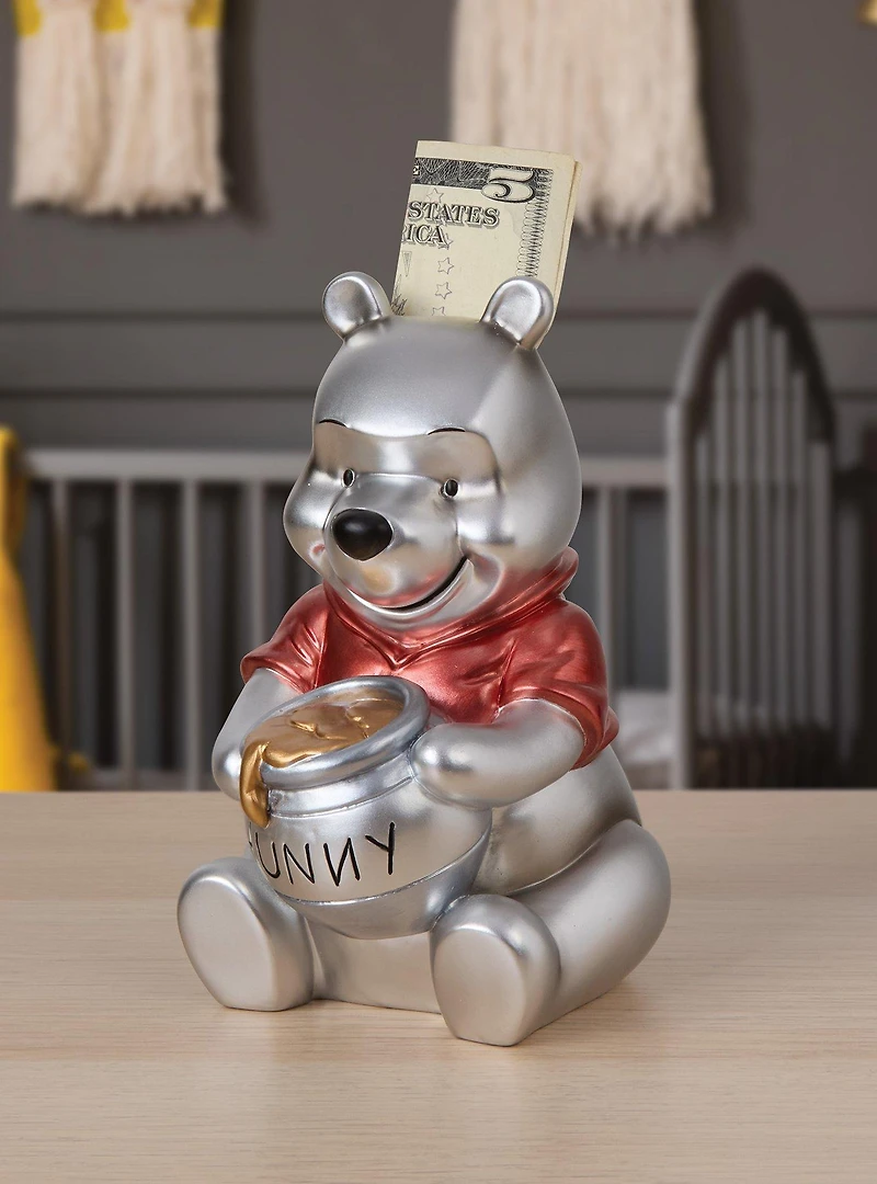 Precious Moments Disney Winnie The Pooh w Hunny Bank