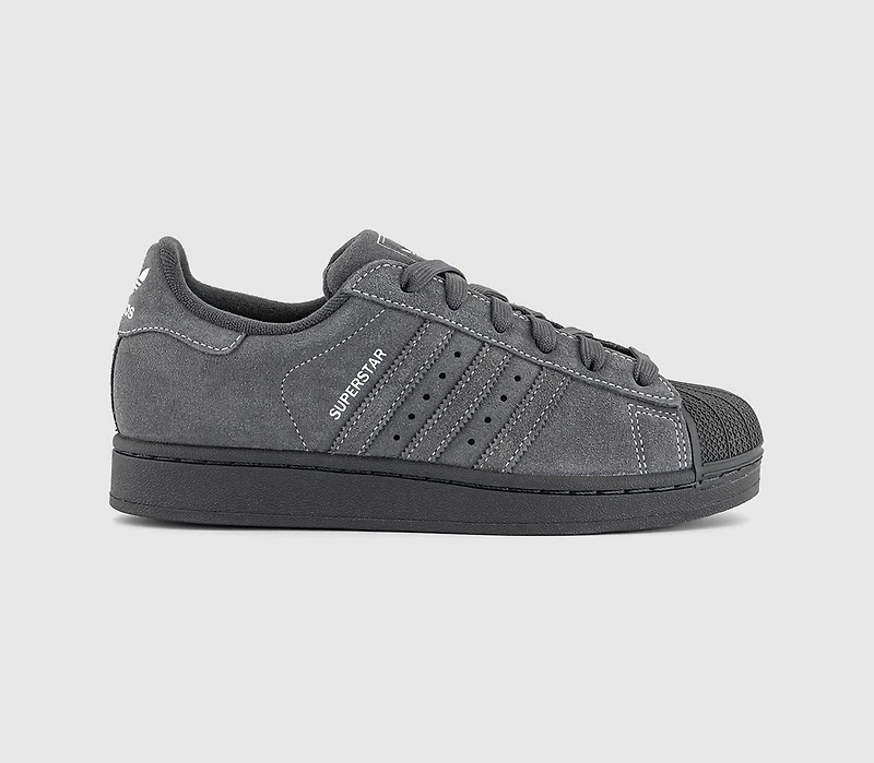 Adidas Superstar II Trainers Charcoal Grey Black - Unisex Sports | King's  Cross