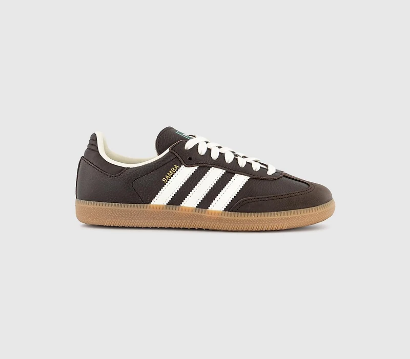 Adidas Samba OG Trainers Dark Brown Offwhite Gum - Women's | King's Cross Adidas Samba OG Trainers Dark Brown Offwhite Gum - Women's | King's Cross