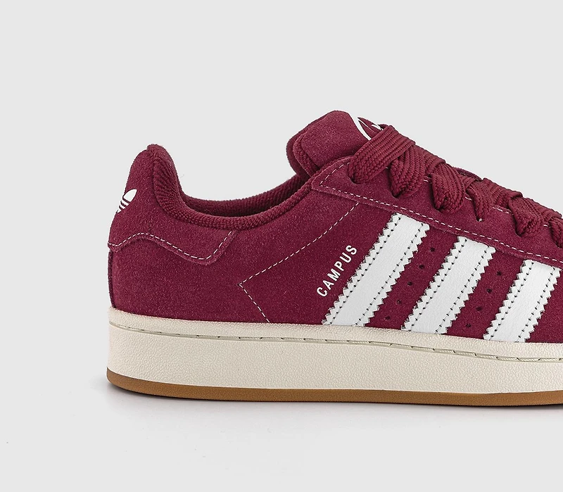 Adidas Campus 00s Trainers Nobel Maroon White Offwhite - Women's | King's  Cross