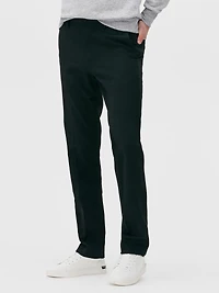 Straight Leg Twill Pants