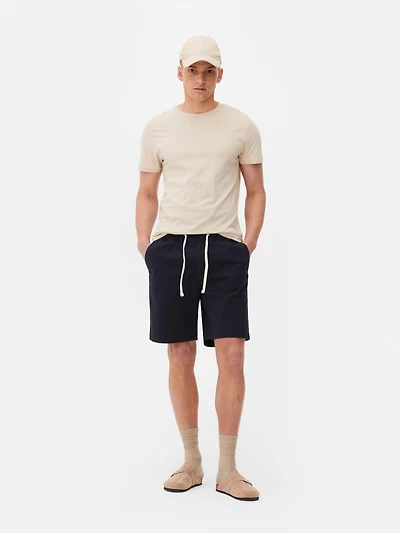 Drawstring Bermuda Shorts