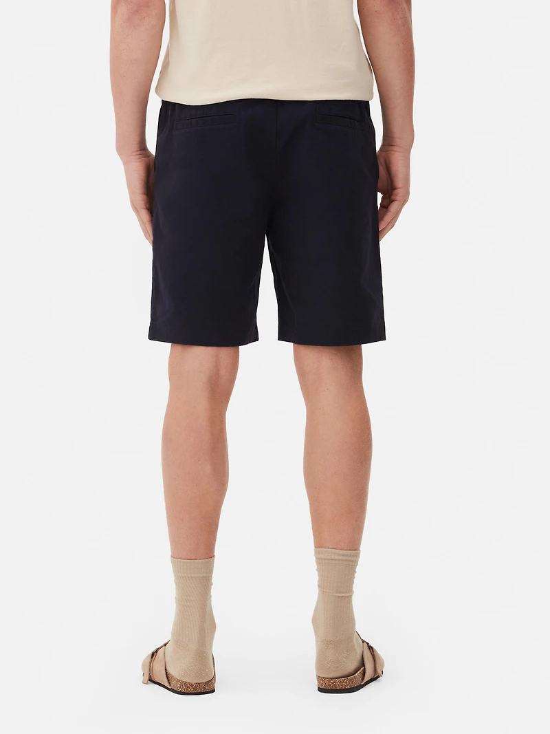 Drawstring Bermuda Shorts