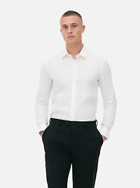 Men's White Stretch Shirt