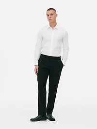 Men's White Stretch Shirt