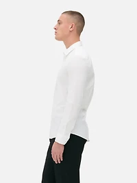 Men's White Stretch Shirt