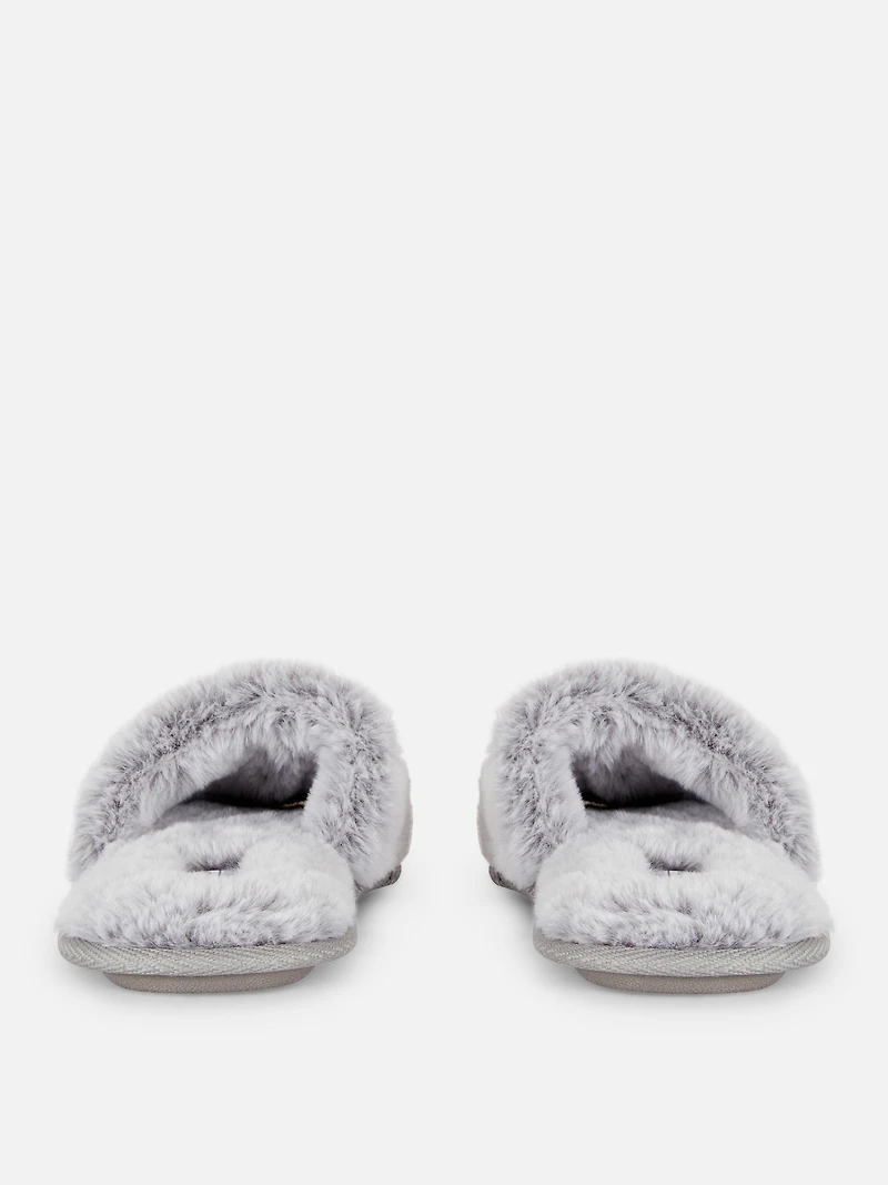 Faux Fur Slippers