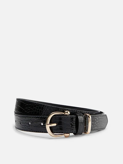 Horseshoe-Buckle Belt