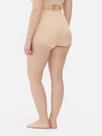 Women's Taupe Seamless Shaper Shorts
