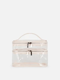 Clear Double Vanity Case