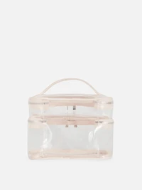 Clear Double Vanity Case