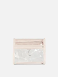 Clear Fold Up Toiletry Bag