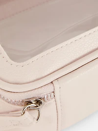 Clear Panel Makeup Bag