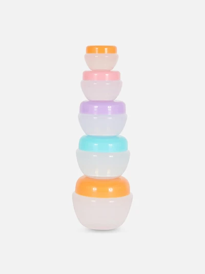 5-Pack Cosmetic Jars