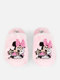 Disney’s Minnie Mouse Faux Fur Slippers