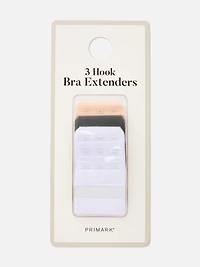 3pk Hook And Eye Bra Extender