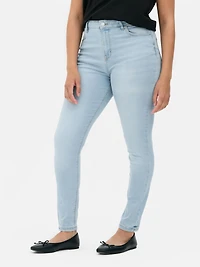 Women's Light Blue High Waist Skinny Jeans