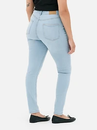 Women's Light Blue High Waist Skinny Jeans