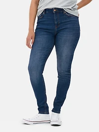 Women's Indigo High Waist Skinny Jeans