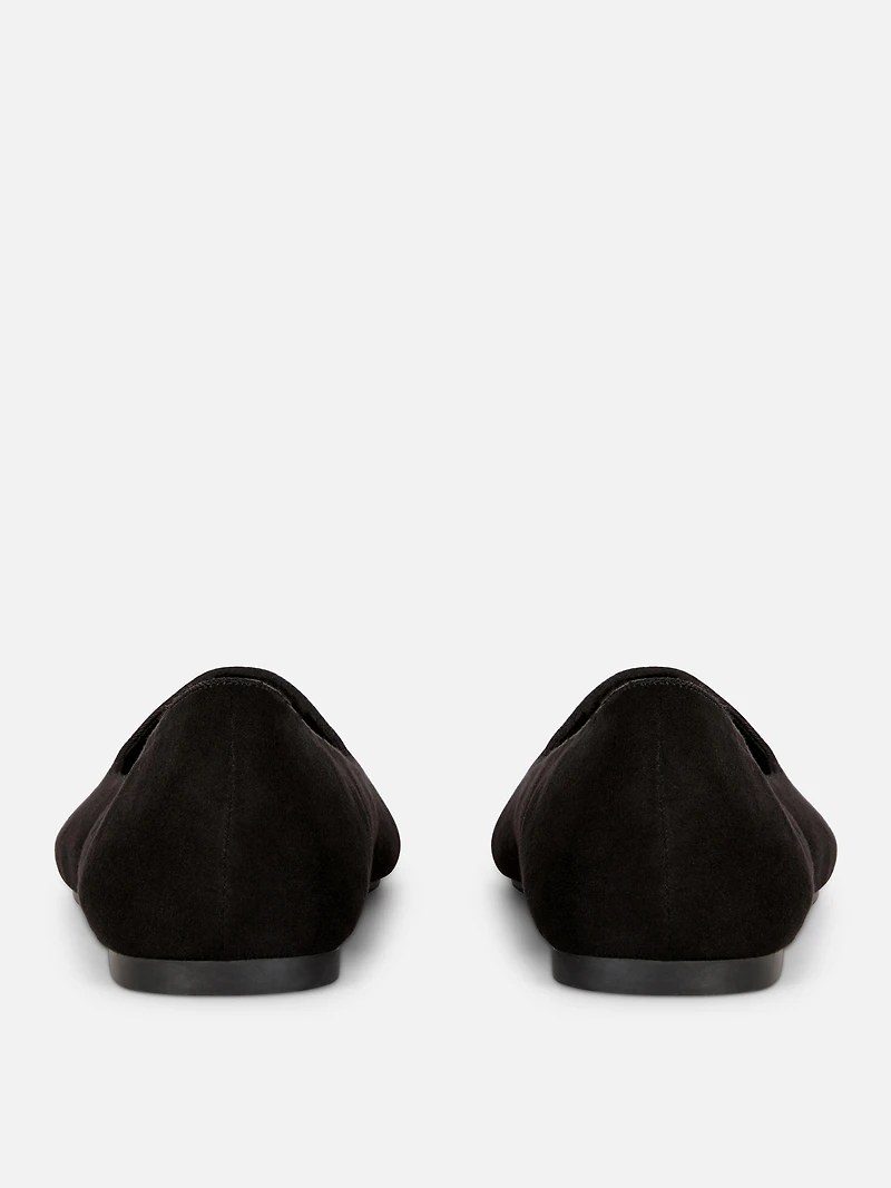 Faux Suede Flats