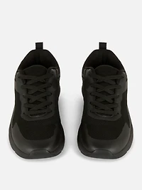 Paneled Chunky Low Tops