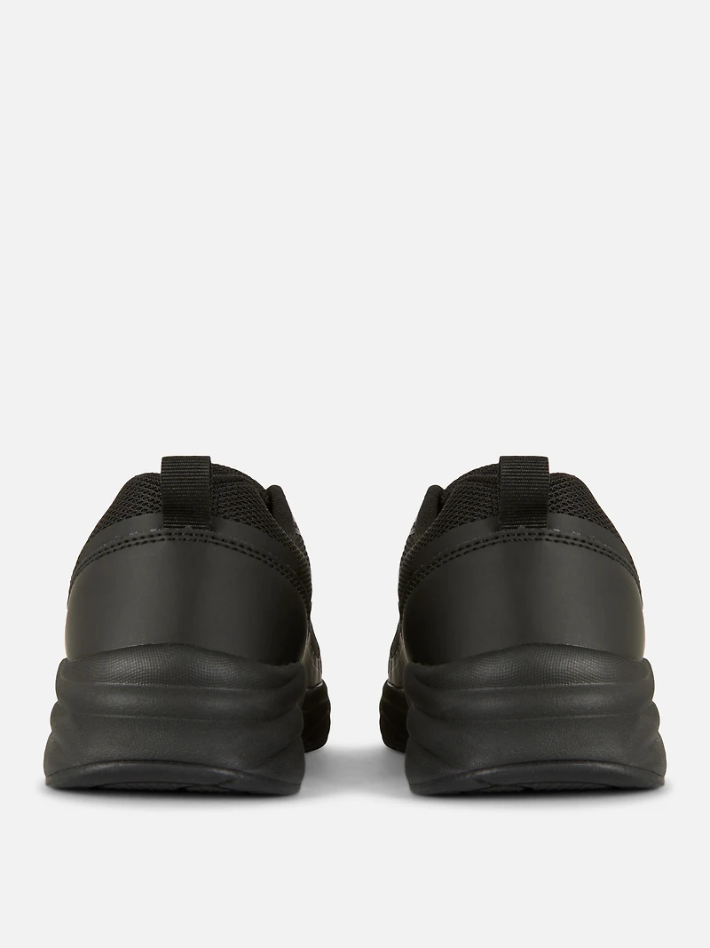 Paneled Chunky Low Tops