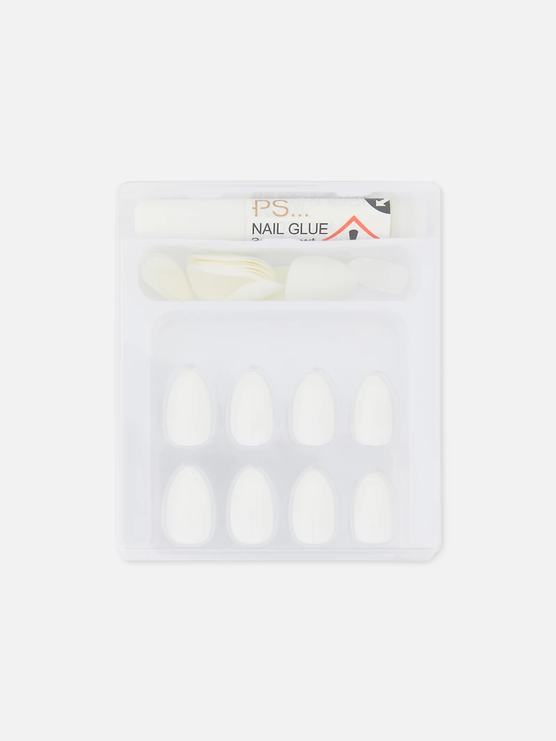 PS... Almond Gloss Faux Nails