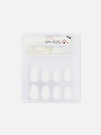 PS... Almond Gloss Faux Nails