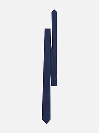 Men's Navy Textured Neck Tie