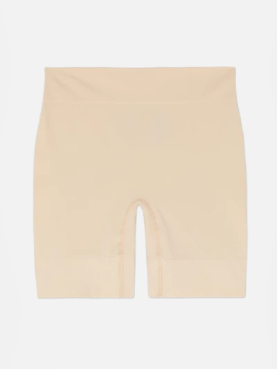 Women's Taupe Seamless Anti-Chafing Cycle Shorts