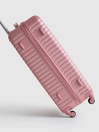 Ribbed Four-Wheel Hard Shell Suitcase