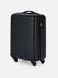 Ribbed Four-Wheel Hard Shell Suitcase