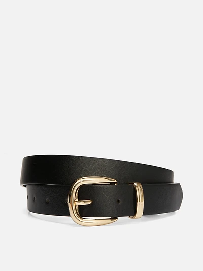 Women's Gold Classic Jeans Belt