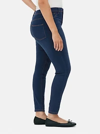 Women's Indigo Essential Mid-Rise Skinny Jeans | Regul