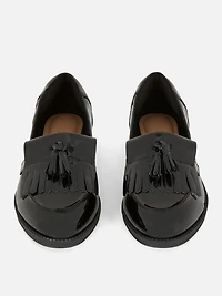 Wide Fit Patent Loafers