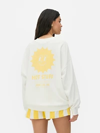 Oversized Graphic Sweatshirt