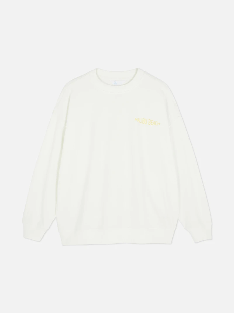 Oversized Graphic Sweatshirt