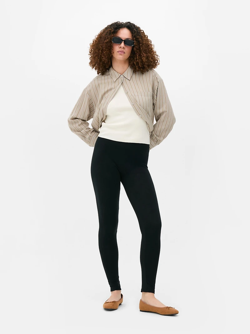 Cotton Blend Leggings
