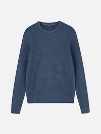 Ribbed Crew Neck Sweater