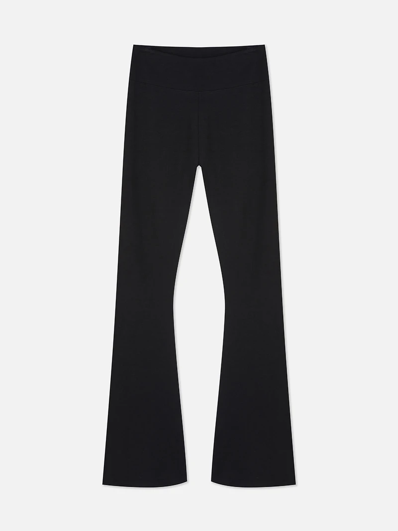 High Waist Flared Leggings