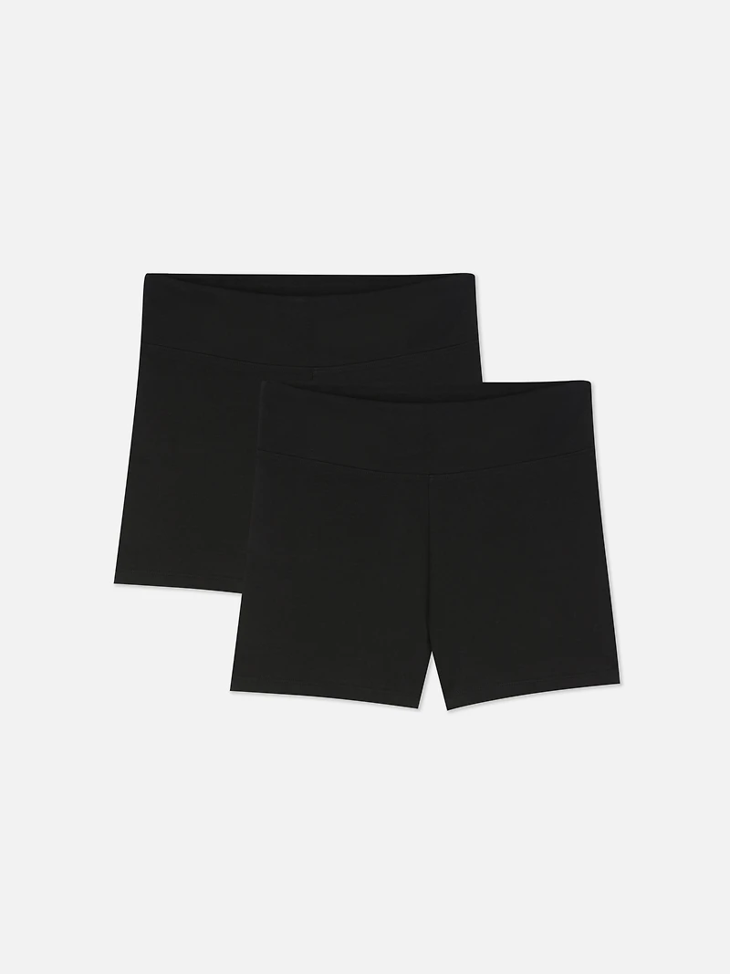 2-Pack High Waist Yoga Shorts