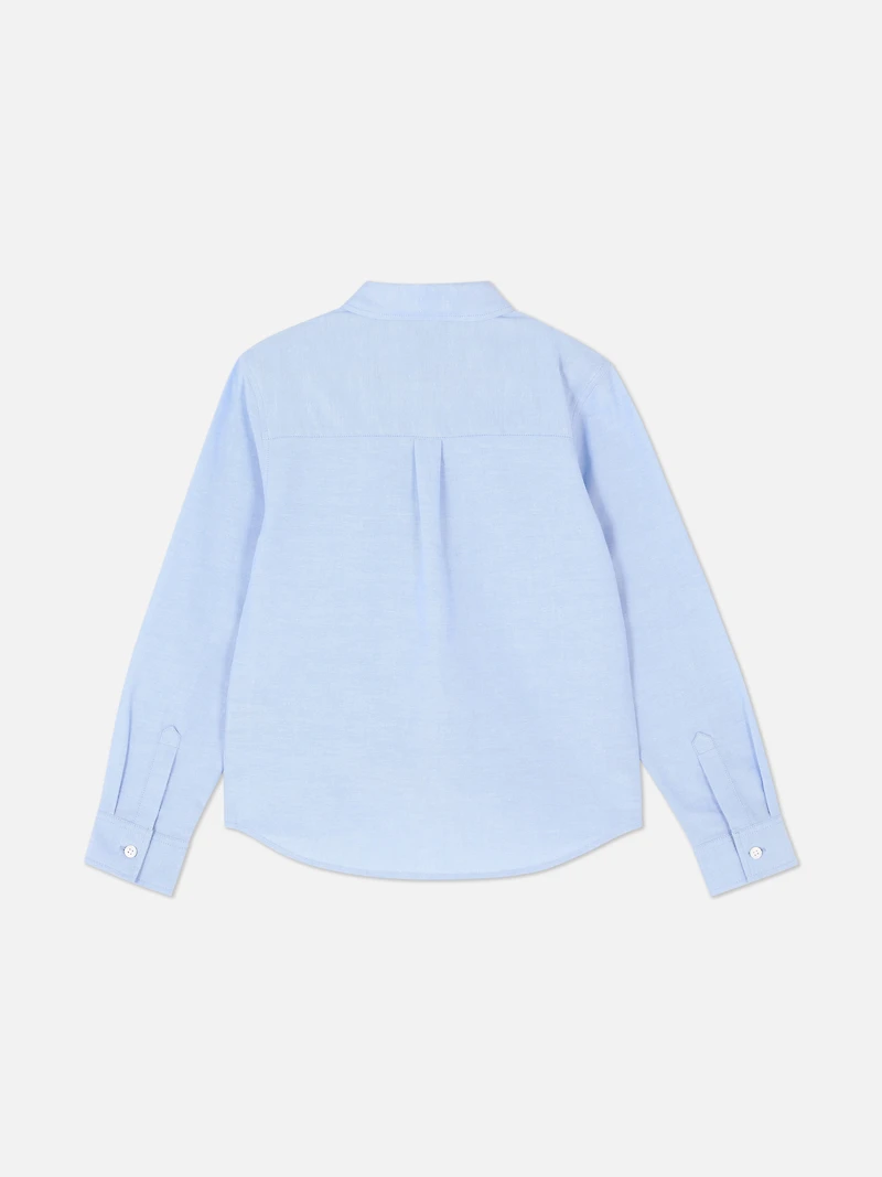 Older Boy Long Sleeve Oxford Shirt