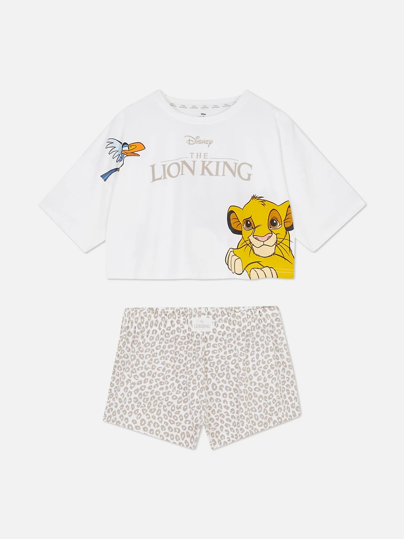 Disney’s The Lion King Cropped T-Shirt Pajamas